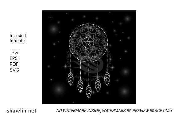 Concise Description of the Silver Mandala Floral Dreamcatcher
