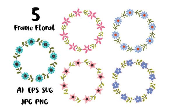Frame Floral Vector Design: Your Foundation for Creative Projects