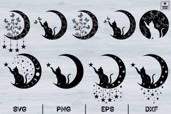 Moon Cat Butterflies: Digital Art for Creative Workflows