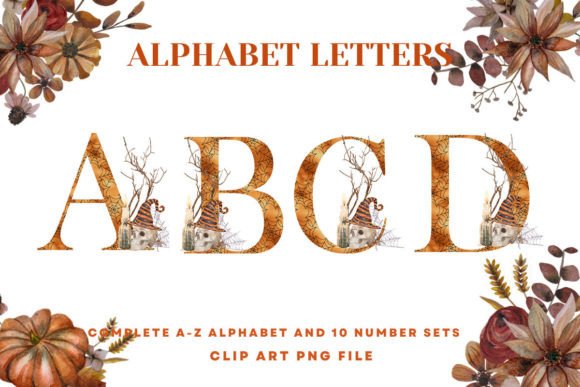 The Artistic Fusion: Halloween Alphabet Boho Floral Skull Clipart Explained