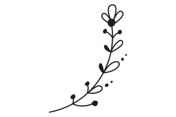The Artistic Power of Hand-Drawn Branch Doodle Floral Motifs