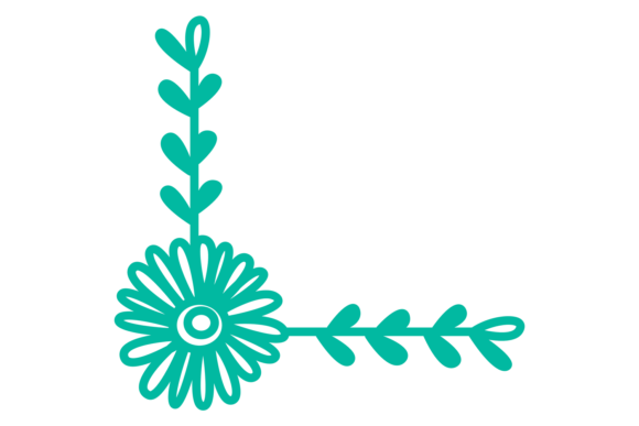The Decorative Floral Ornate Corner Green F: More Than a Pretty Frame