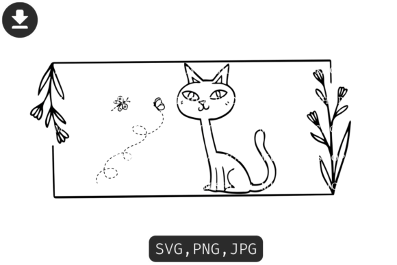 The Floral Cat SVG: A Versatile Digital Asset for Creators