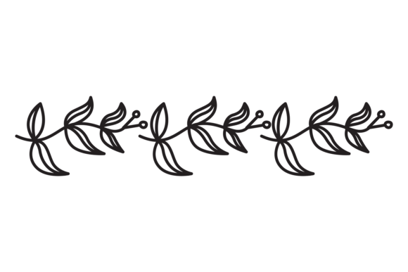 The Floral Motif Divider in Botanical Design