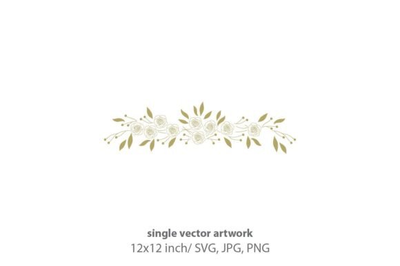 The Golden Floral Wreath: A Flexible Digital Graphic for Modern Creators