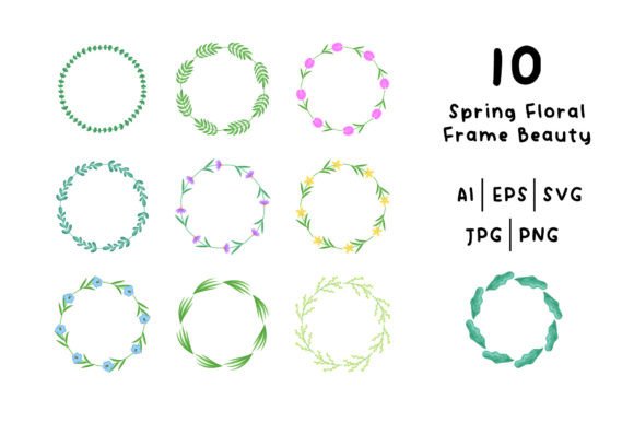 The Spring Floral Beauty Frame: A Versatile Digital Asset for Creative Projects