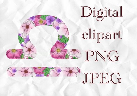 Unlocking Creative Potential with Floral Libra Zodiac Sign Illustration